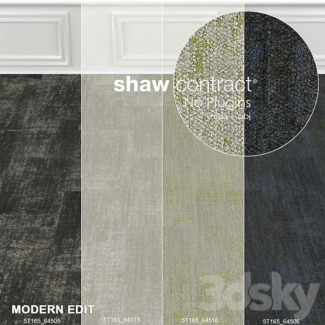 Shaw Carpet Intricate Wall to Wall Floor No 2 3DSMax File