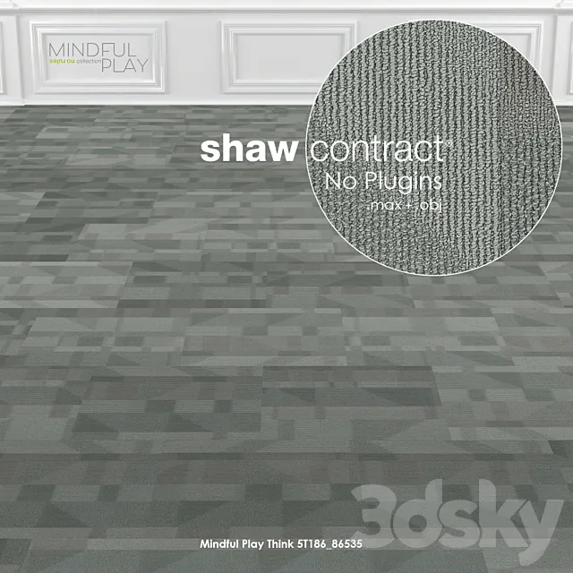 Shaw Carpet Mindful Play Think No: 2 3ds Max