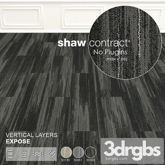 Shaw carpet vertical layers wall to wall floor no 1