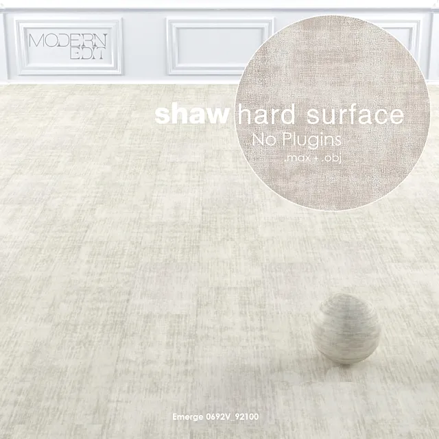 Shaw Hard Surface Intricate Wall to Wall Floor No 1 3DS Max Model