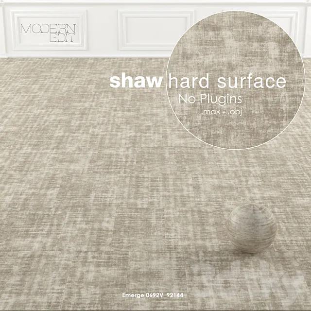 Shaw Hard Surface Intricate Wall to Wall Floor No 3 3ds Max