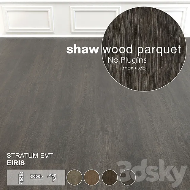 Shaw Wood Parquet 4 3ds Max