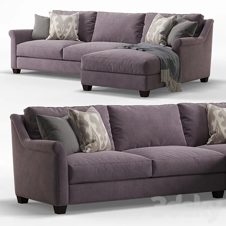 Shearson Sofa by Jonathan Louis 3DS Max
