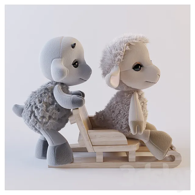 Sheep and goat 3DS Max Model