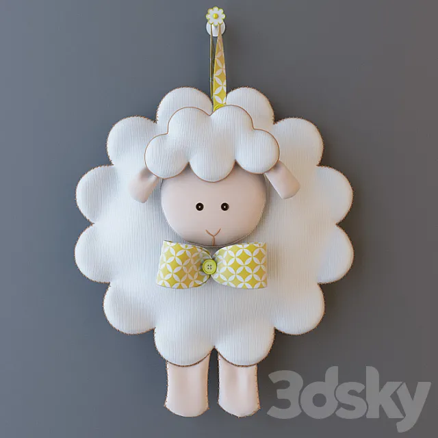 Sheep_Children_Decor 3DS Max Model