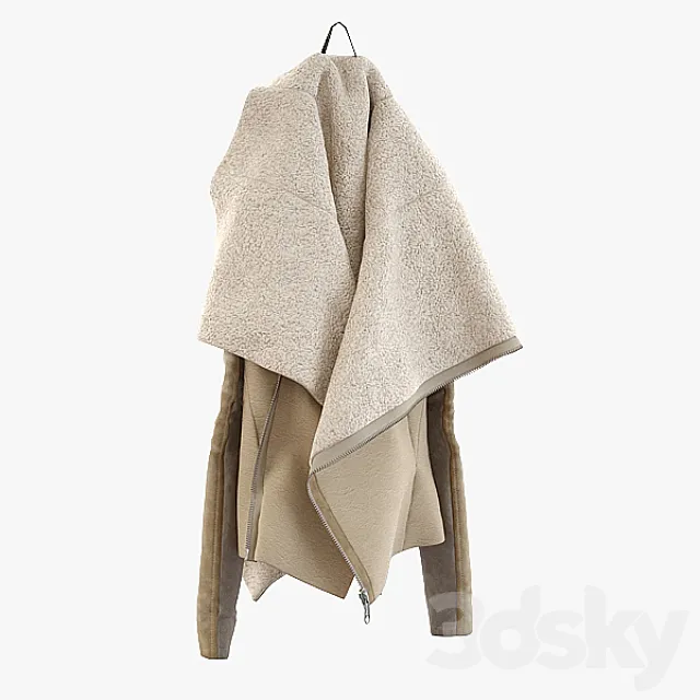 Sheepskin Coat 3ds Max