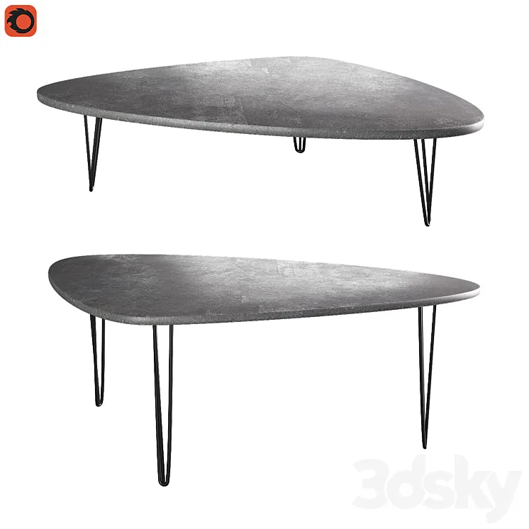 Sheffield coffee tables 3DS Max
