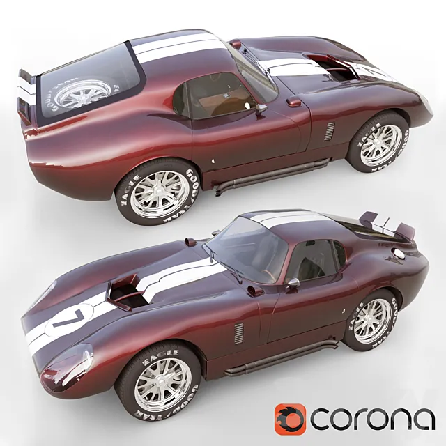 Shelby Daytona Cobra 3DS Max Model