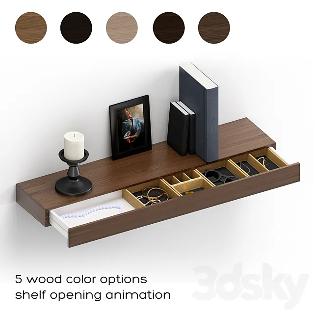 Shelf 001 3ds Max