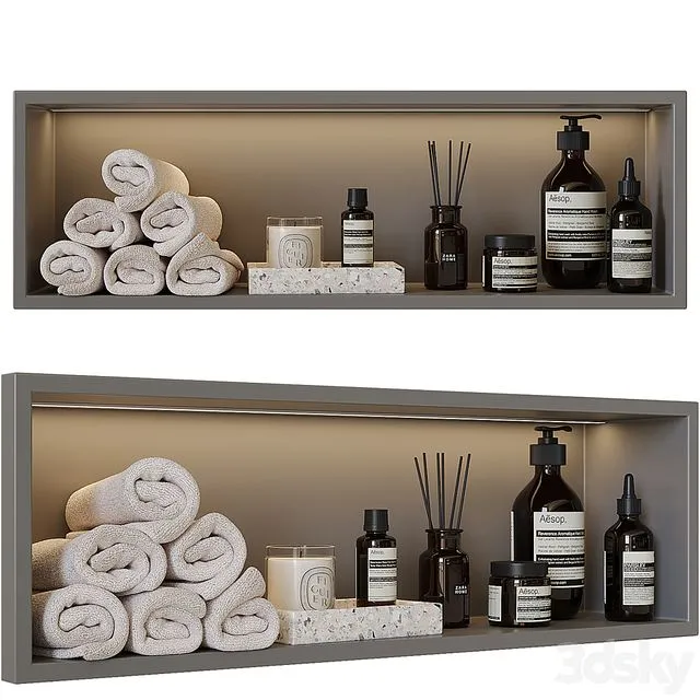 Shelf above the toilet 3dsMax Model