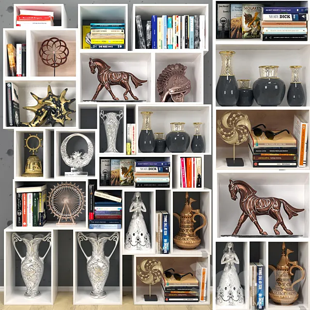 shelf collection 3ds Max