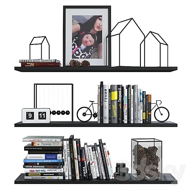 Shelf Decor 3DS Max Model