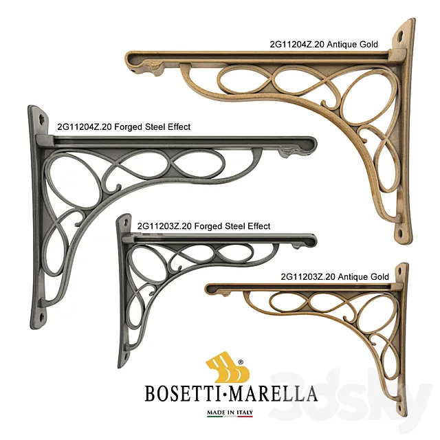 Shelf holders Bosetti Marella. Part 1 3DS Max Model