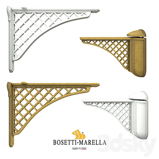 Shelf holders Bosetti Marella. Part 4 3DS Max Model