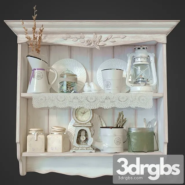 Shelf In The Style of Provence 3dsmax Download