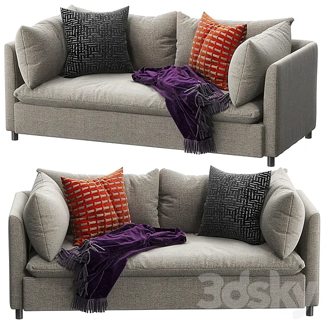 Shelter sofa by West Elm 3ds Max