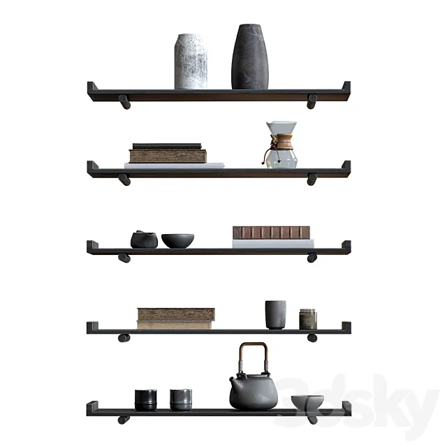 Shelves 3ds Max