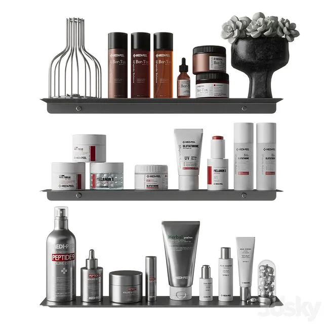 Shelves and accessories Medi-peel 3dsMax Model