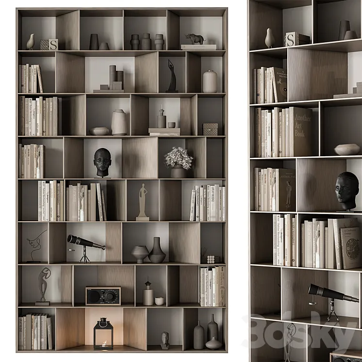 Shelves Decorative – Rack Set 14 3DS Max Model