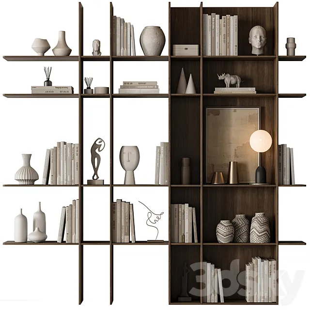 Shelves Decorative – Rack Set 19 3ds Max