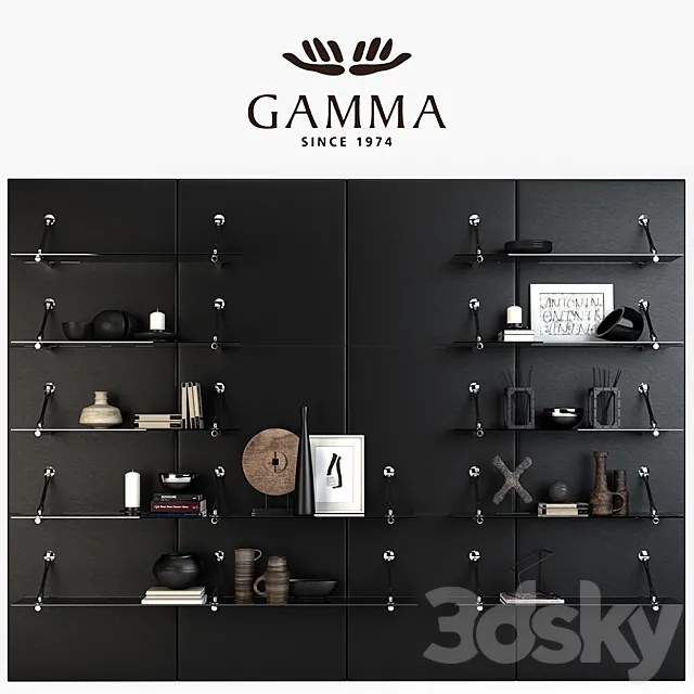 shelves Gamma Boulevard 3DSMax File