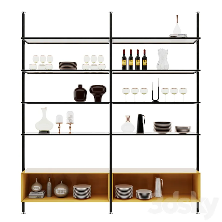 Shelving 45 3DS Max