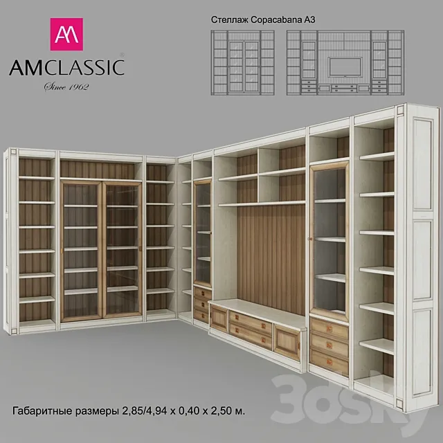 Shelving am classic 3DS Max Model