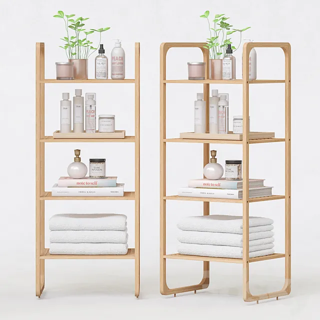 Shelving and bathroom accessories 03 3DS Max Model