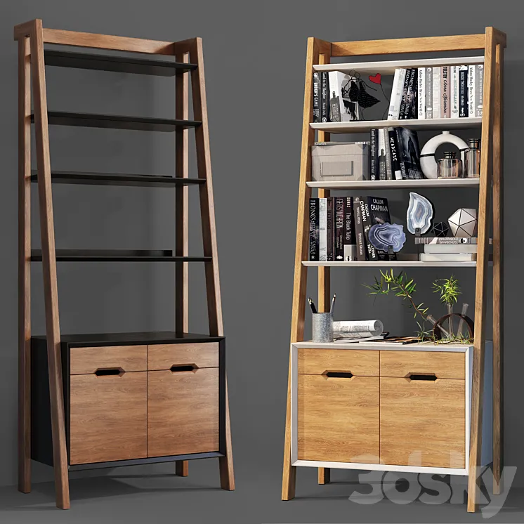 Shelving \/ cupboard Angle Krawell 3DS Max Model