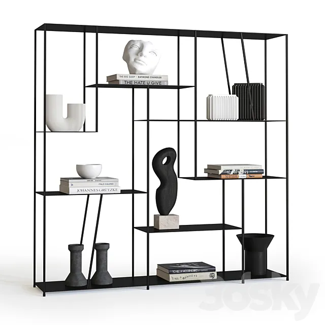 Shelving Kanato. 3ds Max