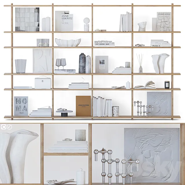 Shelving unit Fogia Bond 3DS Max Model