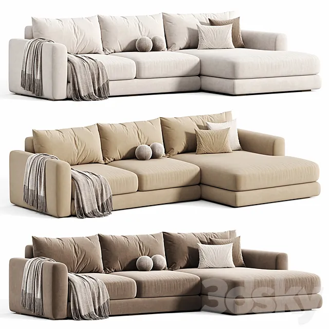 Sherlock Corner sofa 3ds Max