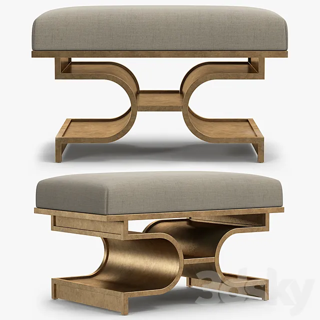 Sherrill Canet – Carlton bench 3ds Max