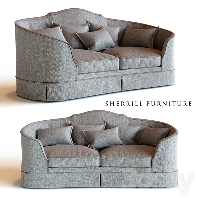 sherrill furniture sofa 2226 3DSMax File