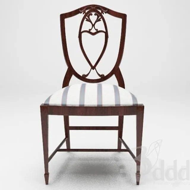 shieldback dinner chair 3DS Max Model