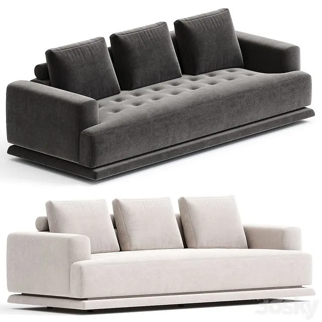 SHIKI Sofa By Zanotta 3dsMax Model