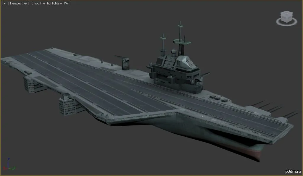 ships 3d models – Aircraft carrier – 1439412340_aircraft_carrier_p3dm.ru