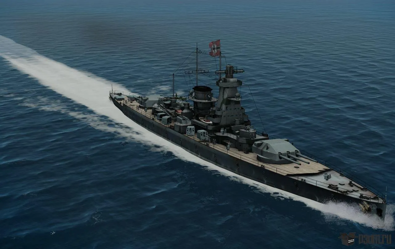 ships 3d models – Deutschland pocket battleship – Deutschland pocket battleship