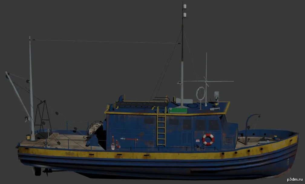 ships 3d models – Diving Boat – divingboat