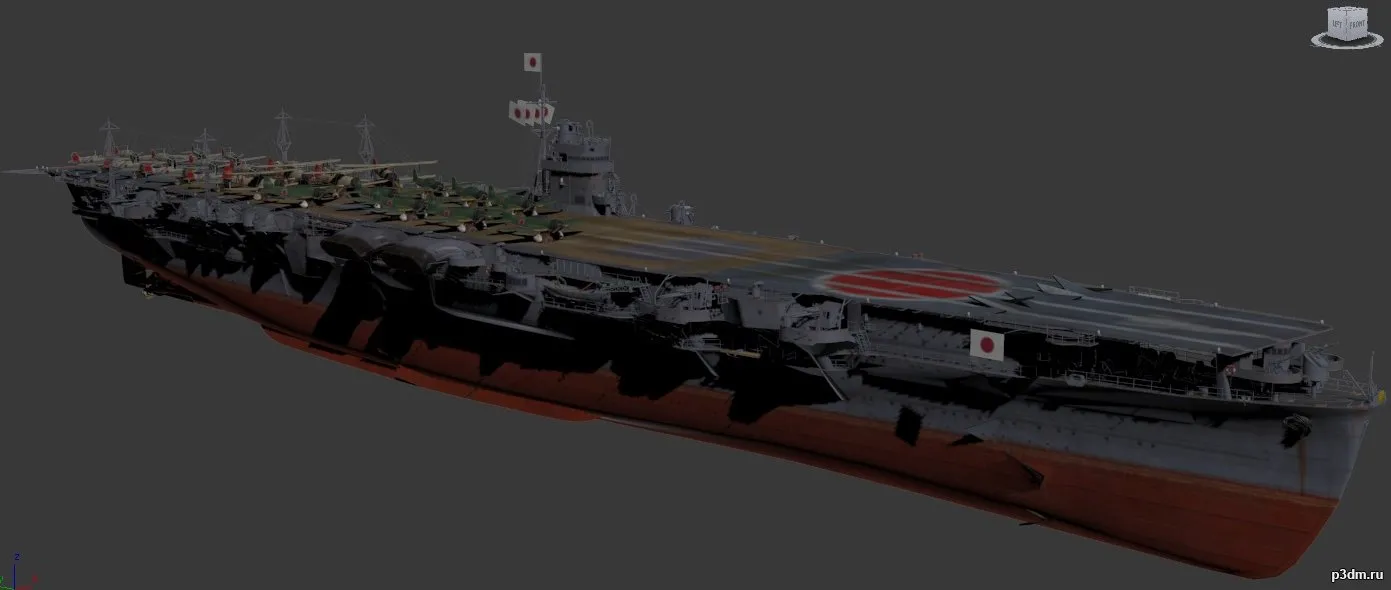 ships 3d models – Hiryu 1942 – Hiryu1942