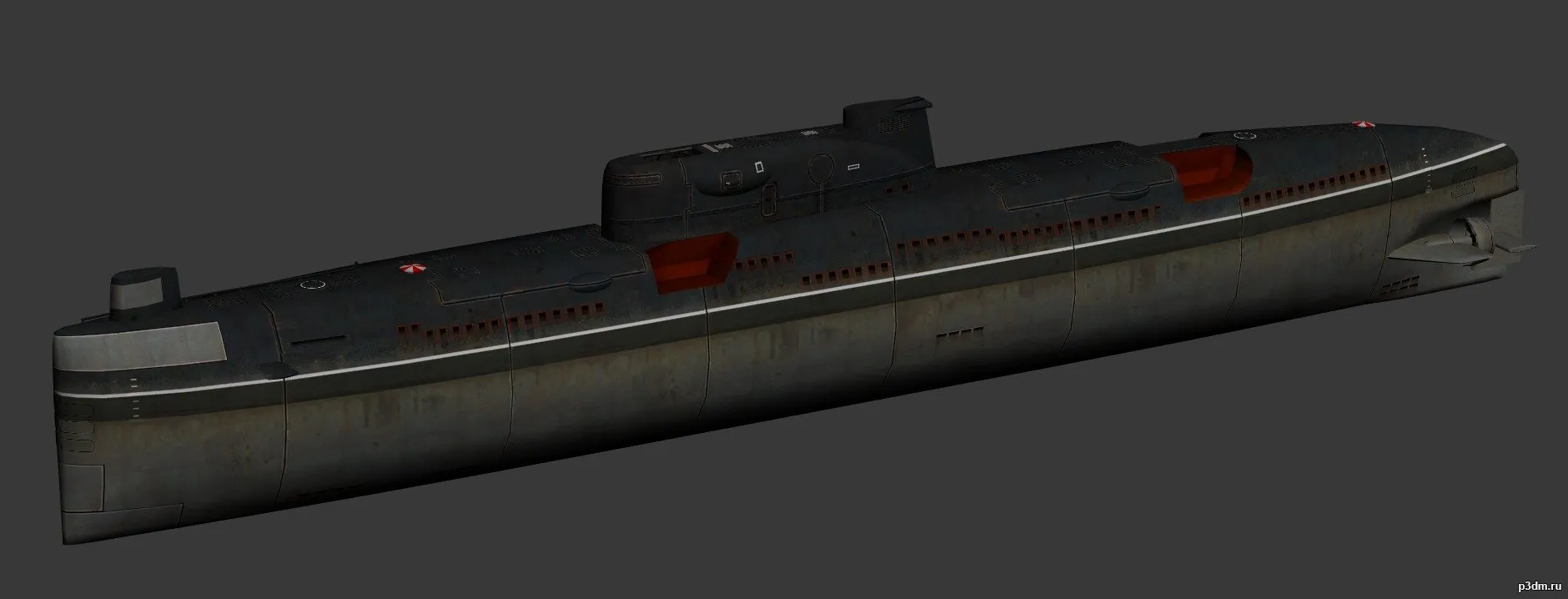 ships 3d models – Juliett-class submarine – juliet