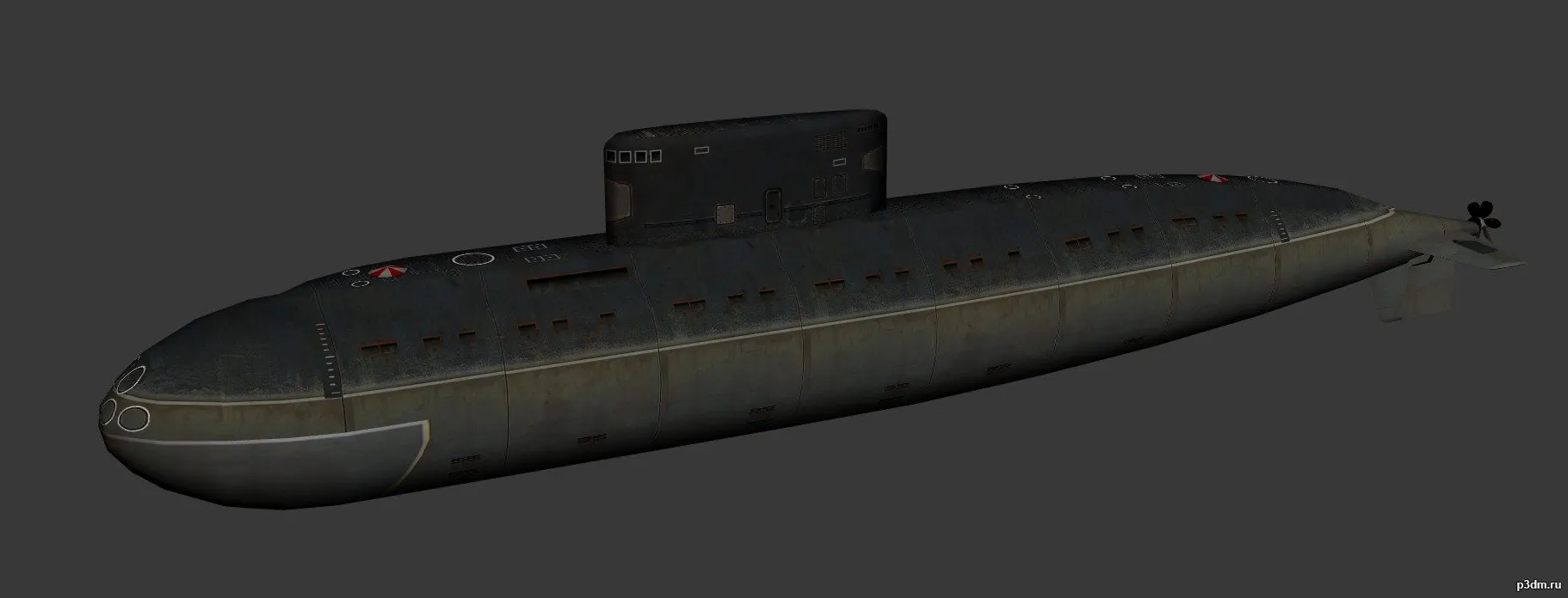 ships 3d models – Kilo-class submarine – kilo