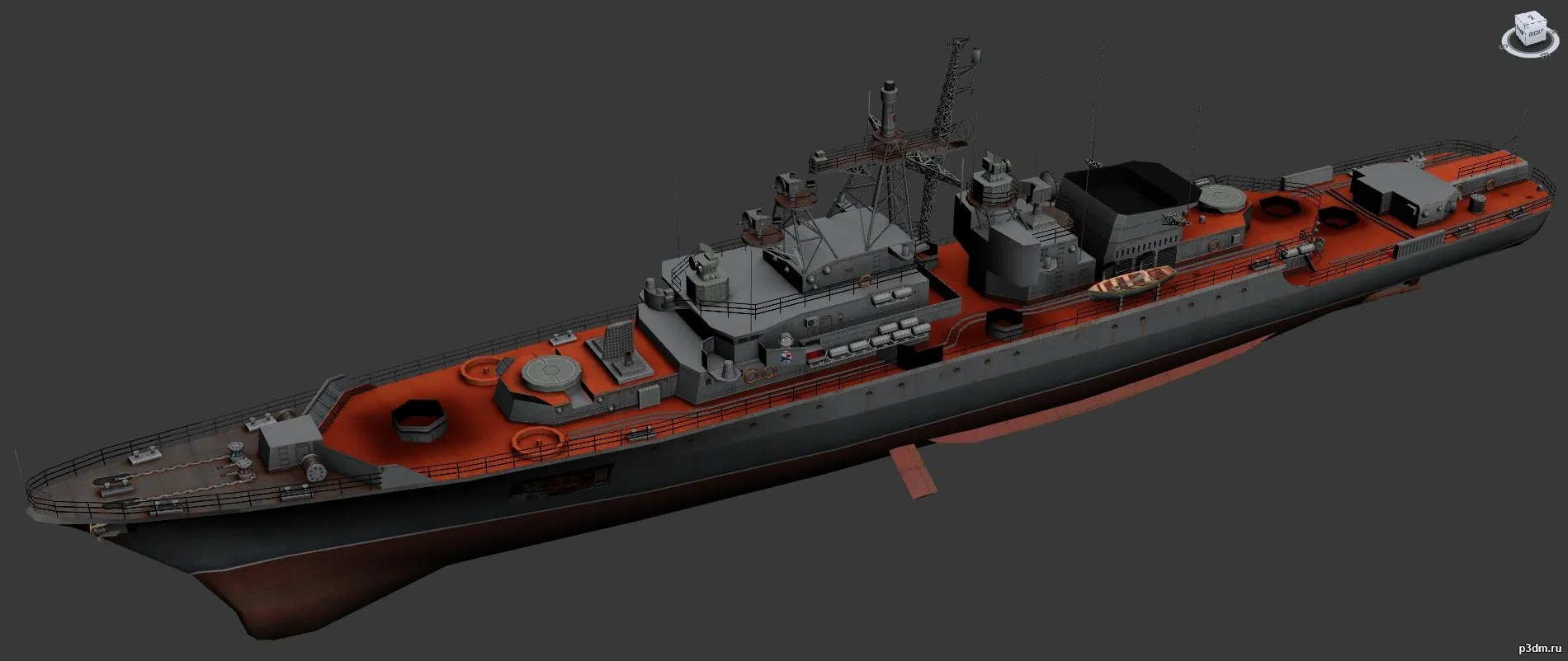 ships 3d models – Kresta Class – krivak1