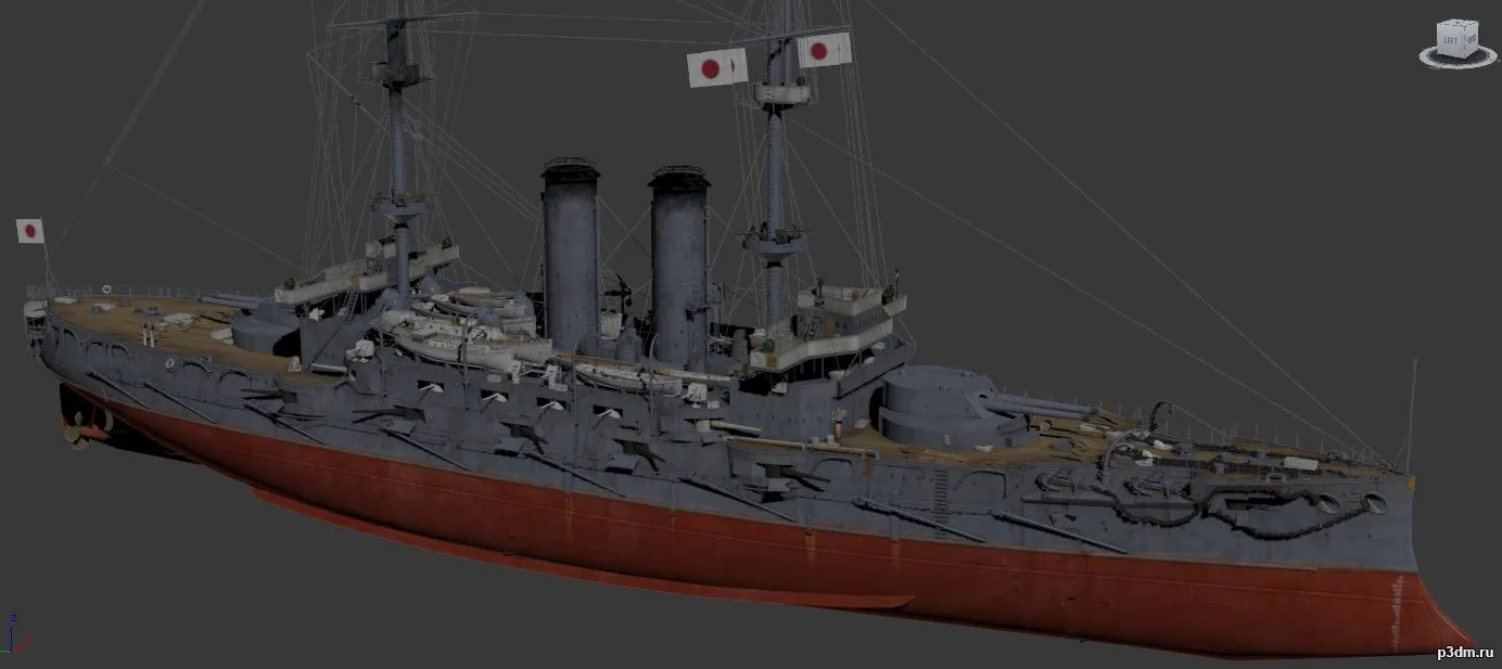 ships 3d models – Mikasa 1905 – Mikasa1905