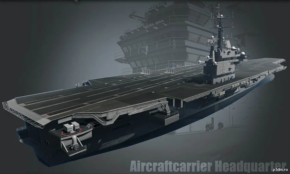 ships 3d models – Nimitz – aircraft carrier