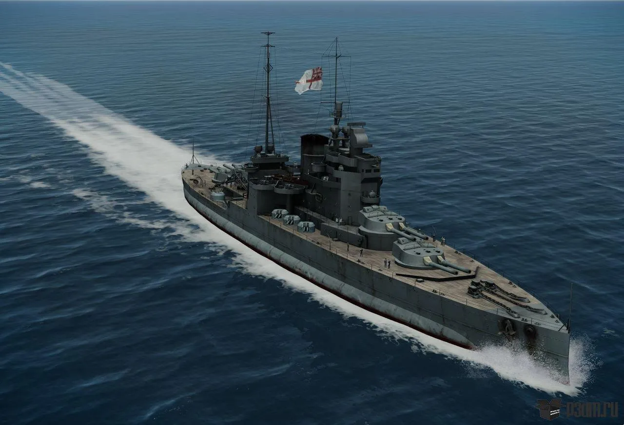 ships 3d models – Queen elizabeth battleship – Queen elizabeth battleship