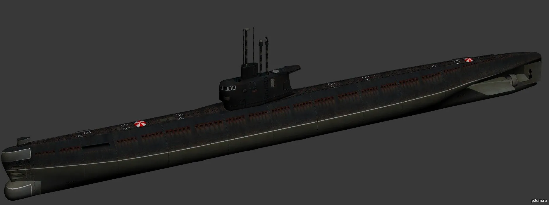 ships 3d models – Romeo-class submarine – romeo