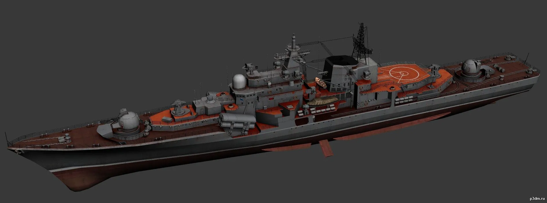 ships 3d models – Sovremenny Class Destroyer – sovremenny