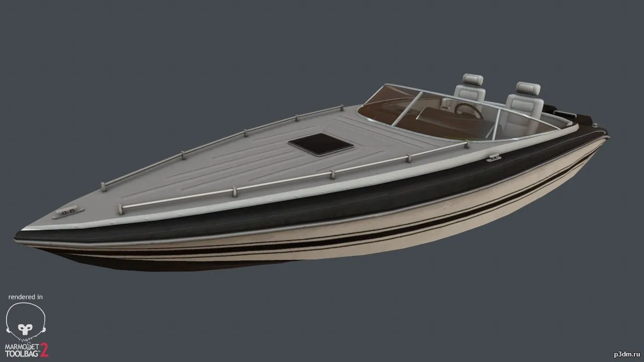 ships 3d models – Speedboat – 1440178952_speedboat_p3dm.ru