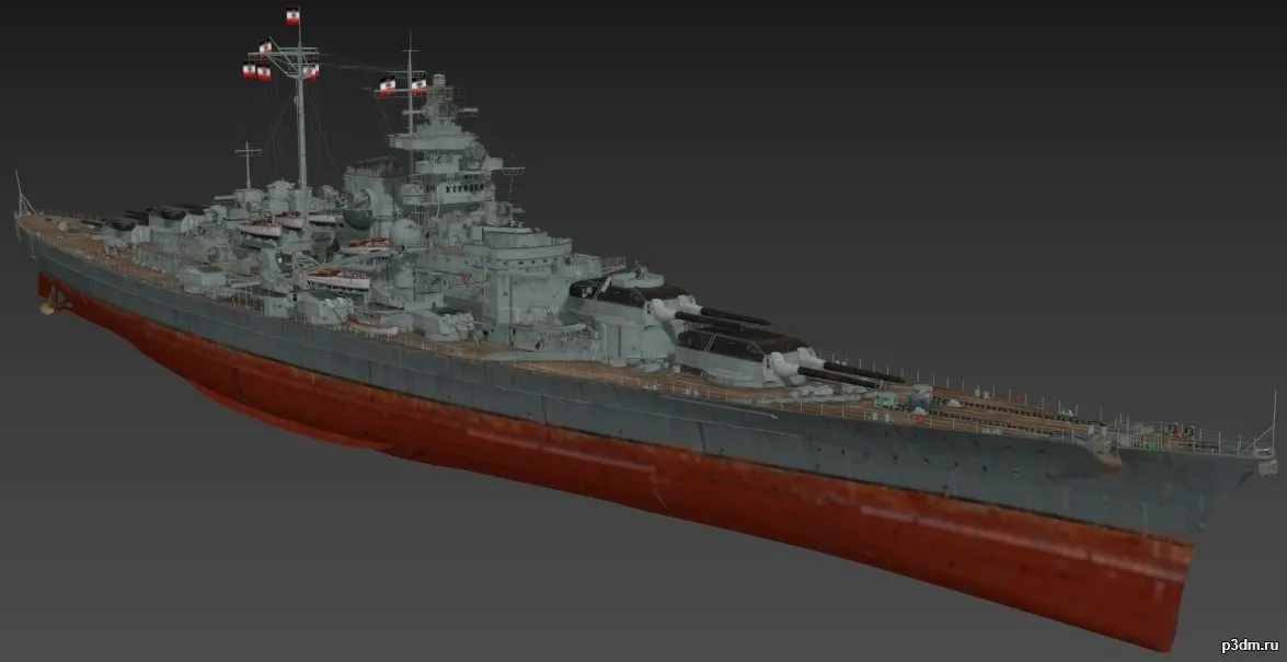 ships 3d models – Tirpiz 1942 – Tirpiz_1942